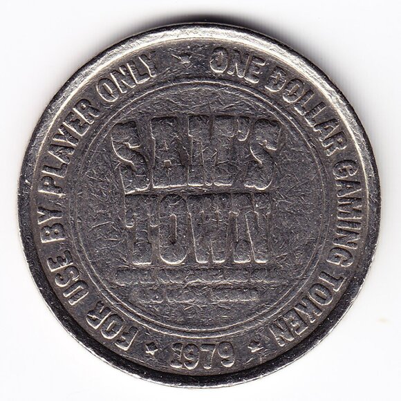 1979 Sam's Town Hotel & Gambling Hall Las Vegas $1 Gaming Token (b18) - Picture 1 of 2
